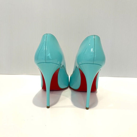 💕Christian Louboutin💕 Pigalle Blue 100 Pumps - Picture 2 of 9